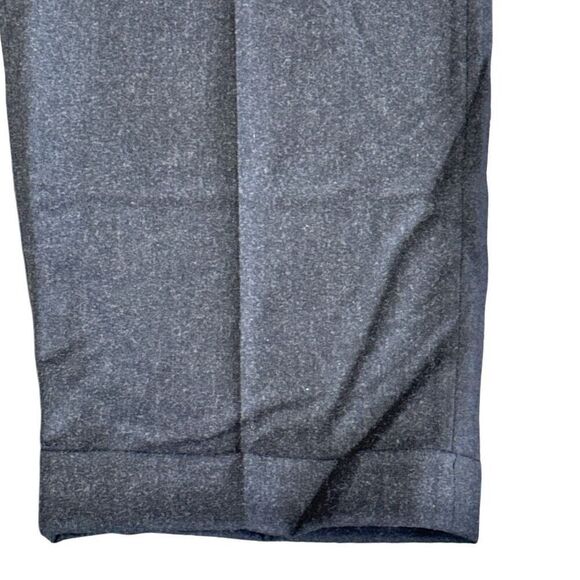 Vitale Barberis Canonico‎ 100% Wool Pleated Dress Pants 49R Luxury Gray Trousers - Picture 3 of 8